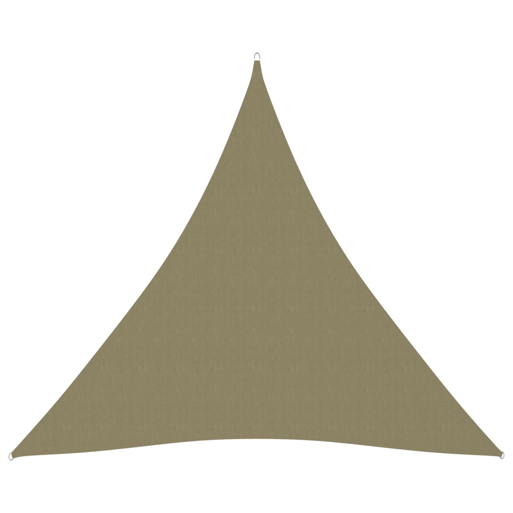 Aurinkopurje Oxford-kangas kolmio 6x6x6 m beige - Sisustajankoti.fi