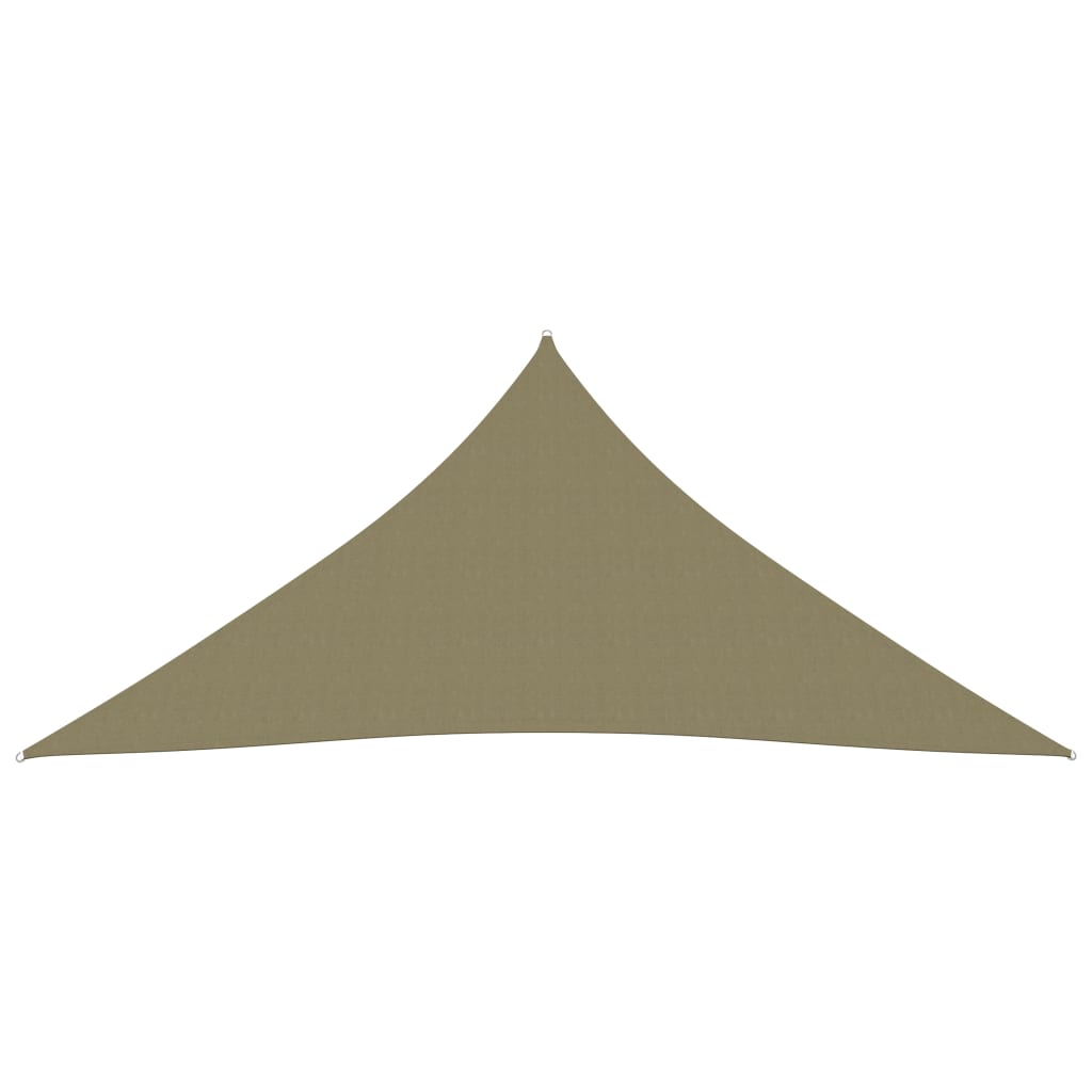 Aurinkopurje Oxford-kangas kolmio 6x6x6 m beige - Sisustajankoti.fi