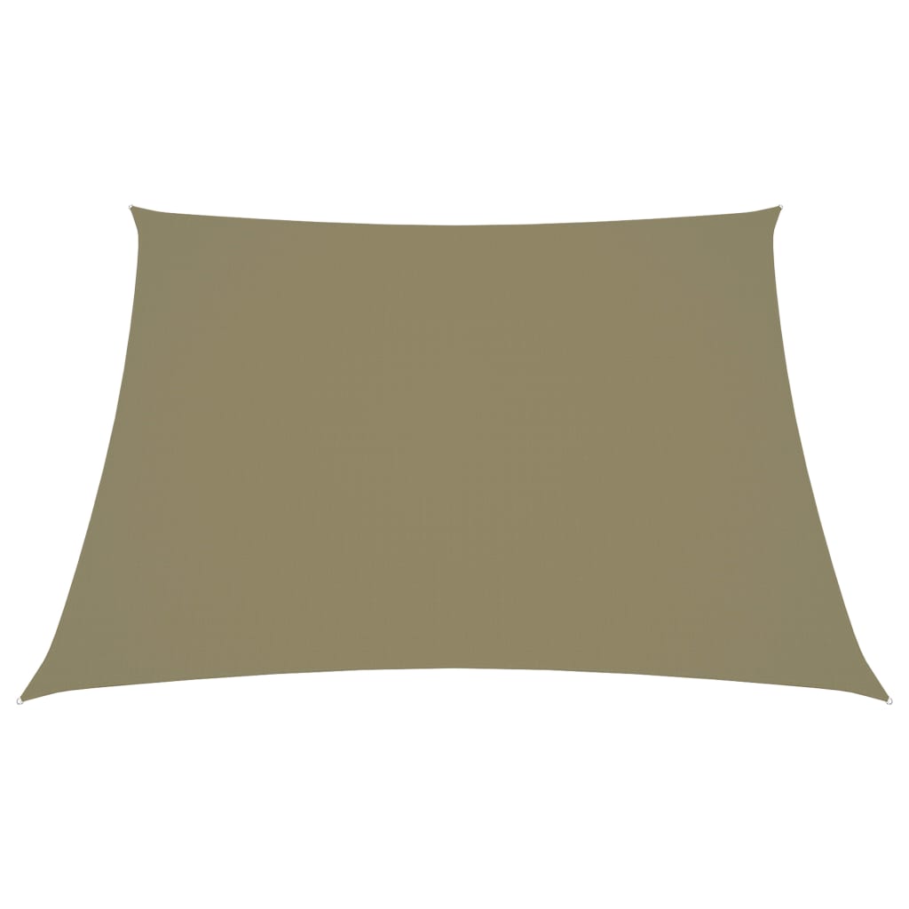 Aurinkopurje Oxford-kangas puolisuunnikas 3/4x2 m beige - Sisustajankoti.fi