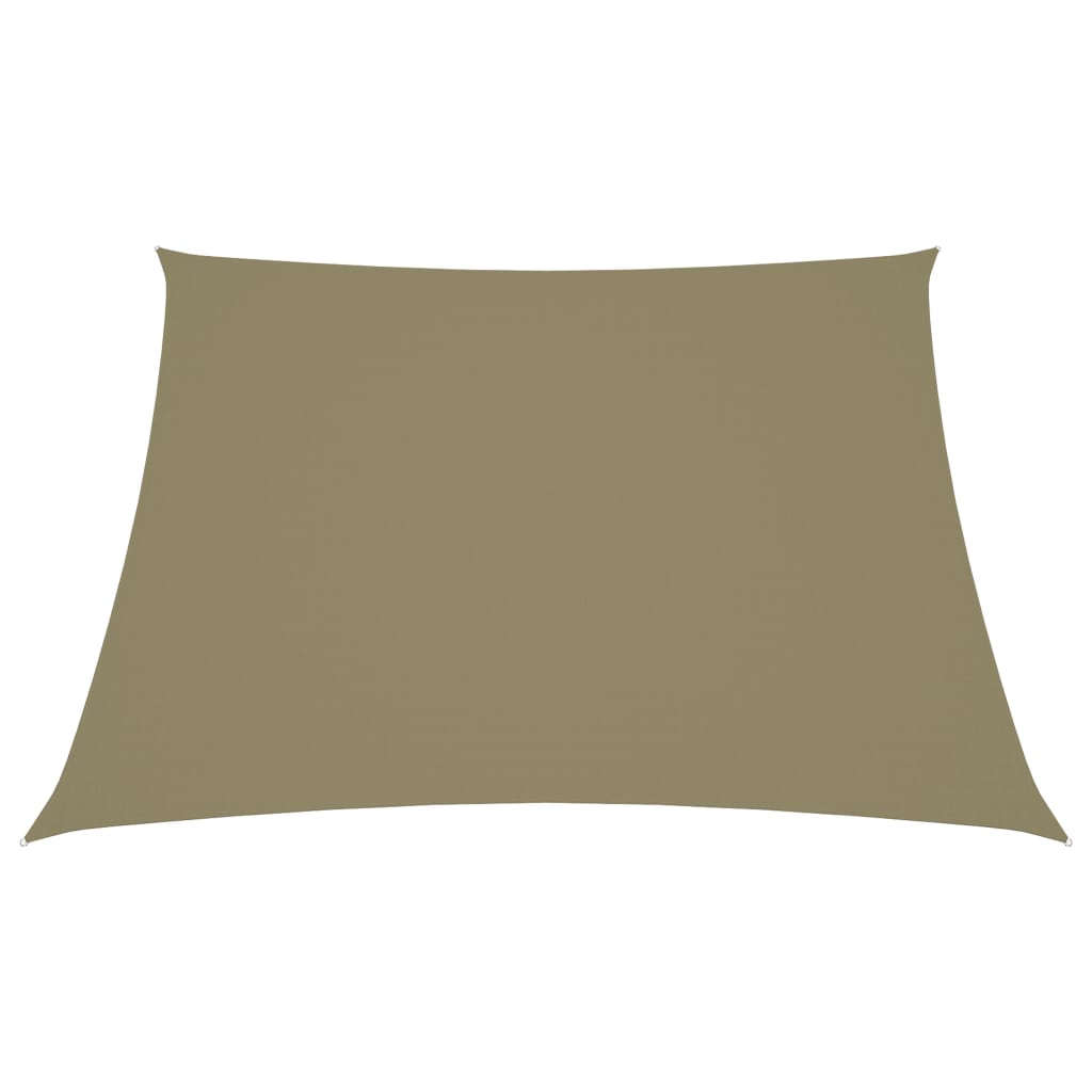 Aurinkopurje Oxford-kangas puolisuunnikas 4/5x4 m beige - Sisustajankoti.fi