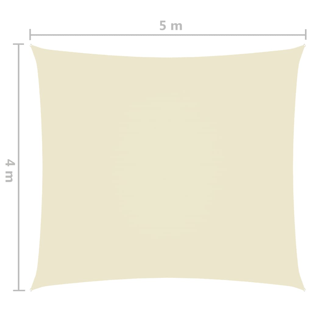 Aurinkopurje Oxford-kangas suorakaide 4x5 m kerma - Sisustajankoti.fi