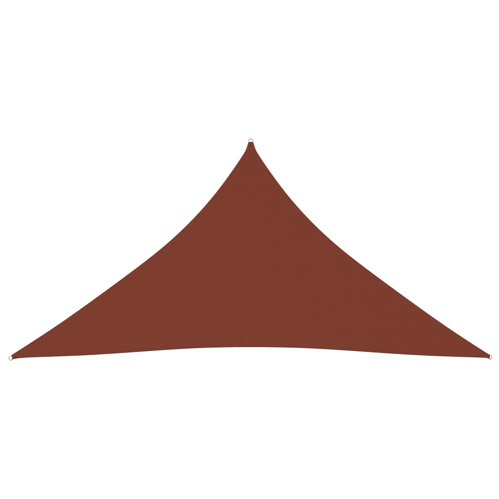 Aurinkopurje Oxford-kangas kolmio 5x7x7 m terrakotta - Sisustajankoti.fi