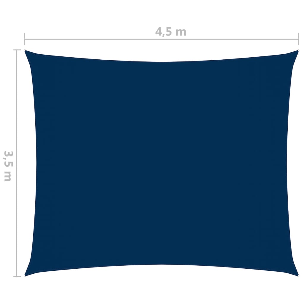 Aurinkopurje Oxford-kangas suorakaide 3,5x4,5 m sininen - Sisustajankoti.fi
