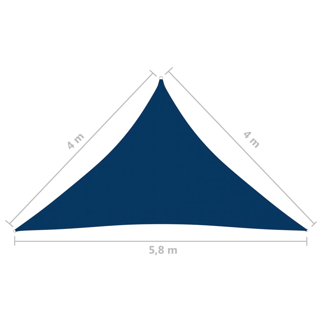 Aurinkopurje Oxford-kangas kolmio 4x4x5,8 m sininen - Sisustajankoti.fi