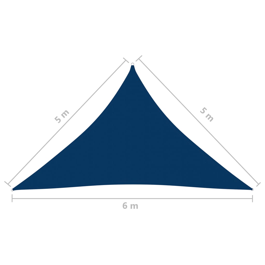 Aurinkopurje Oxford-kangas kolmio 5x5x6 m sininen - Sisustajankoti.fi