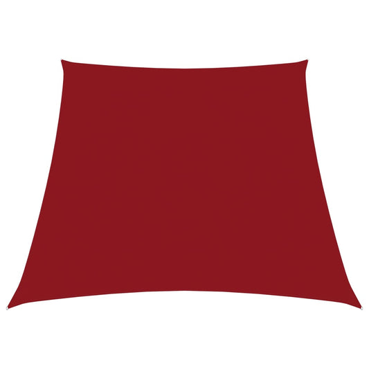Aurinkopurje Oxford-kangas puolisuunnikas 3/4x3 m punainen - Sisustajankoti.fi