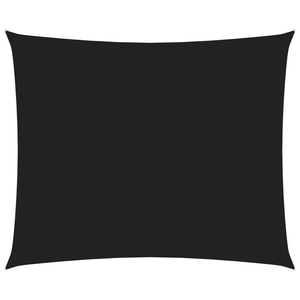 Aurinkopurje Oxford-kangas suorakaide 2,5x3,5 m musta - Sisustajankoti.fi