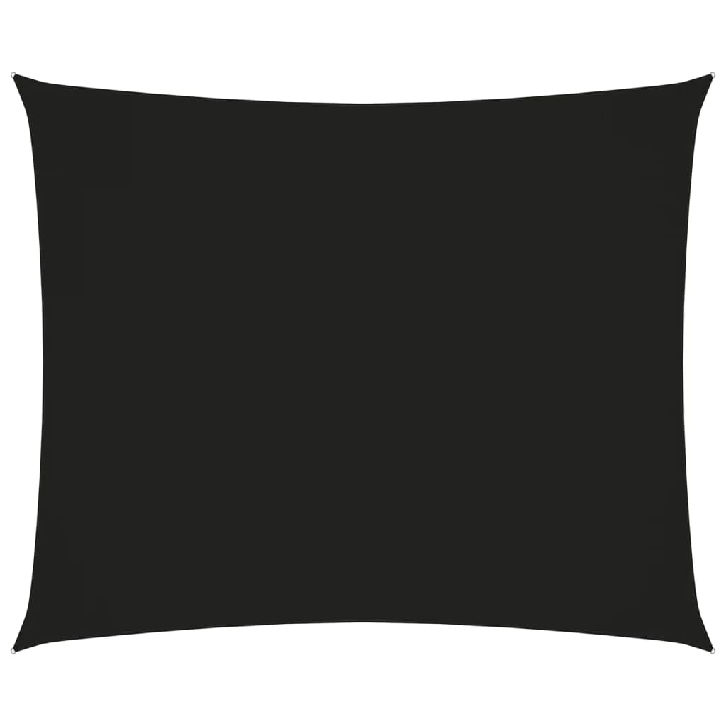 Aurinkopurje Oxford-kangas suorakaide 3x4 m musta - Sisustajankoti.fi