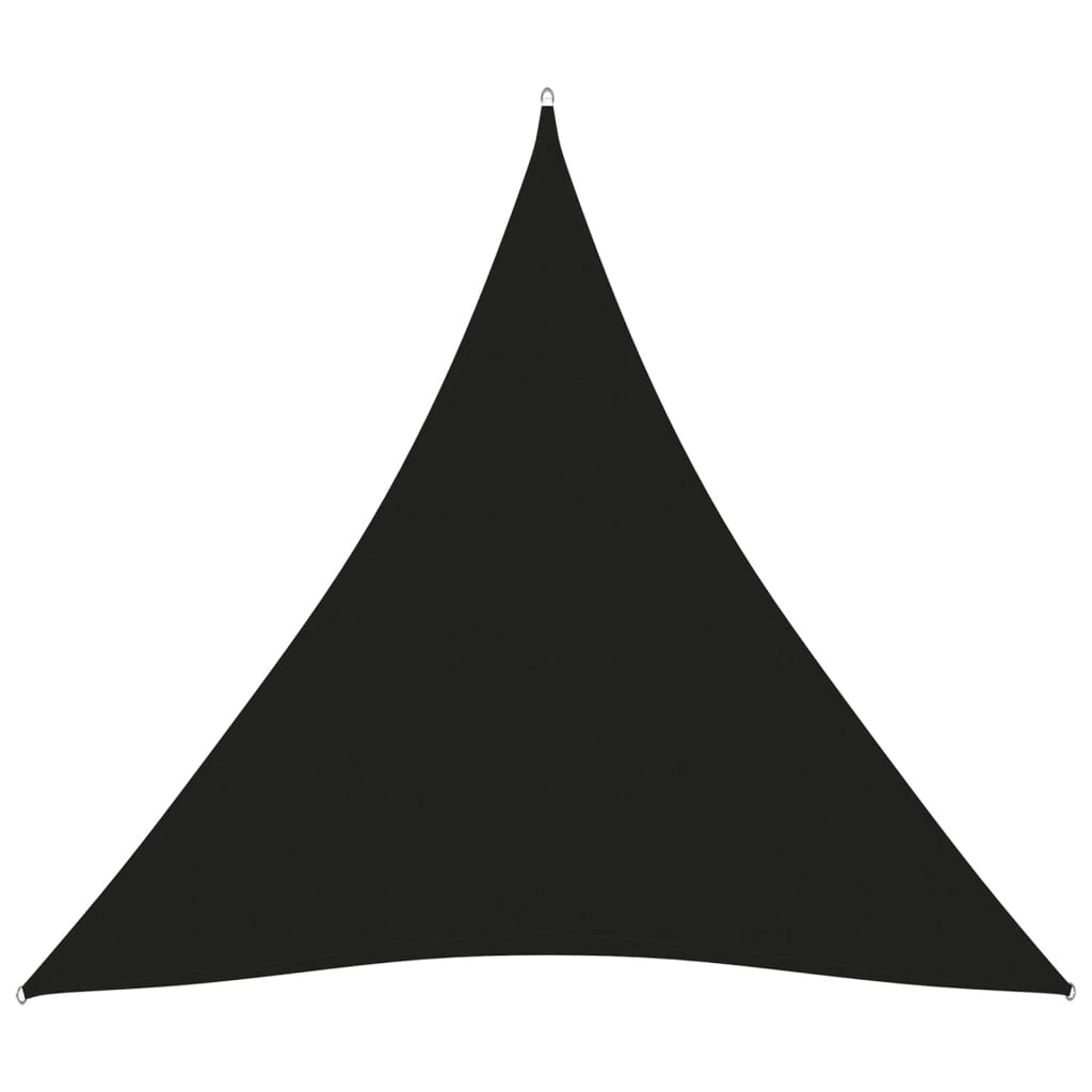 Aurinkopurje Oxford-kangas kolmio 4,5x4,5x4,5 m musta - Sisustajankoti.fi