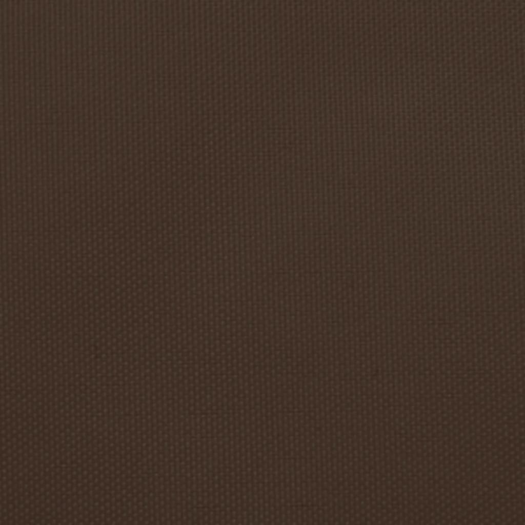 Aurinkopurje Oxford-kangas kolmio 5x5x6 m ruskea - Sisustajankoti.fi