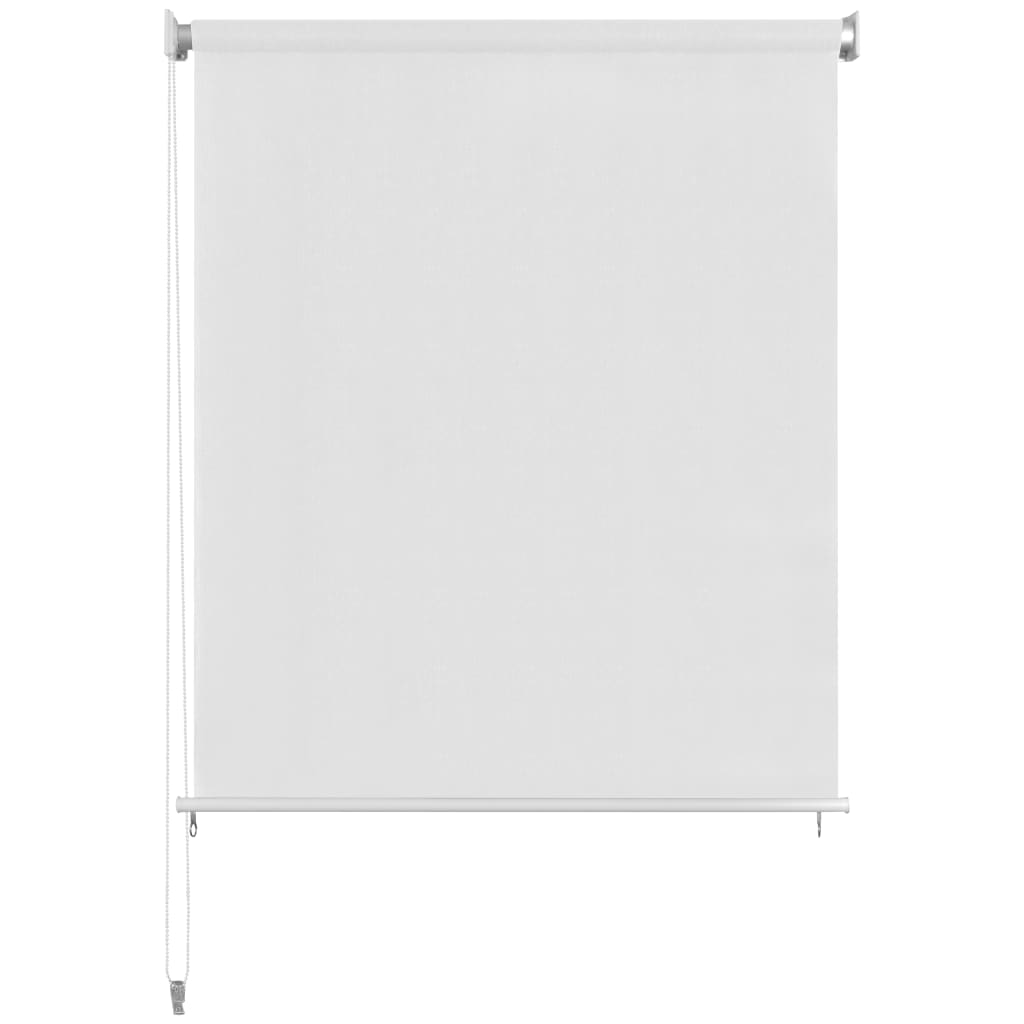 Ulkorullaverho valkoinen 80x140 cm HDPE - Sisustajankoti.fi
