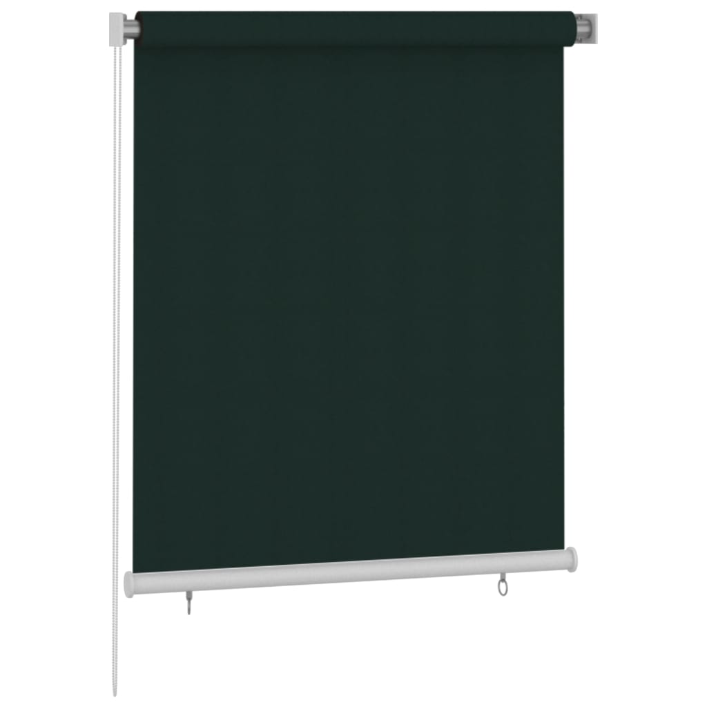 Rullaverho ulkotiloihin 120x140 cm tummanvihreä HDPE - Sisustajankoti.fi