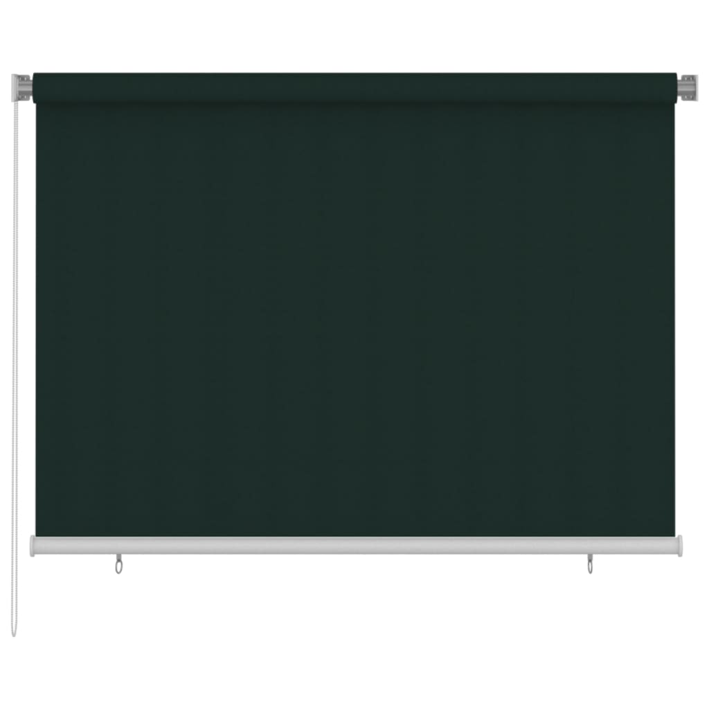 Rullaverho ulkotiloihin 200x140 cm tummanvihreä HDPE - Sisustajankoti.fi