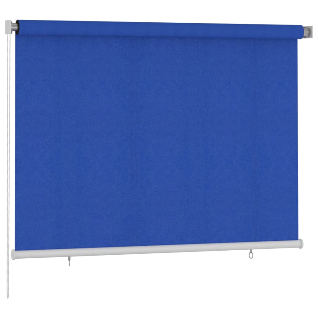 Rullaverho ulkotiloihin 200x140 cm sininen HDPE - Sisustajankoti.fi