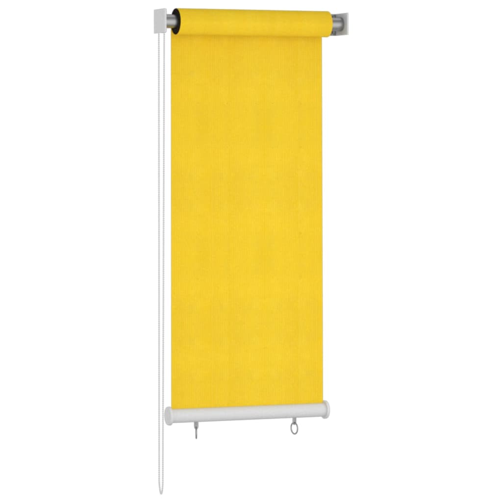 Rullaverho ulkotiloihin 60x140 cm keltainen HDPE - Sisustajankoti.fi