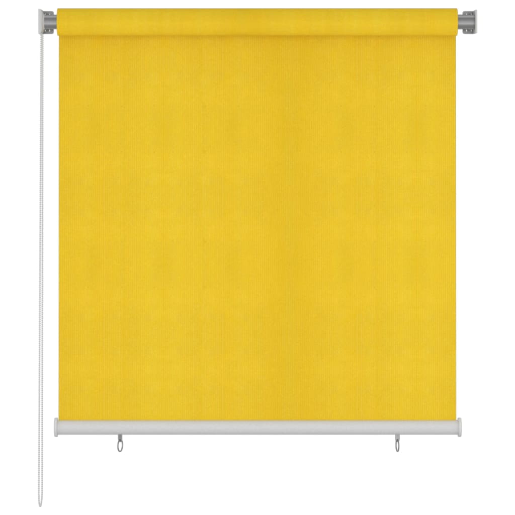 Rullaverho ulkotiloihin 140x140 cm keltainen HDPE - Sisustajankoti.fi