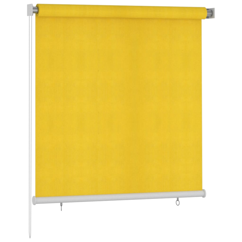 Rullaverho ulkotiloihin 140x140 cm keltainen HDPE - Sisustajankoti.fi