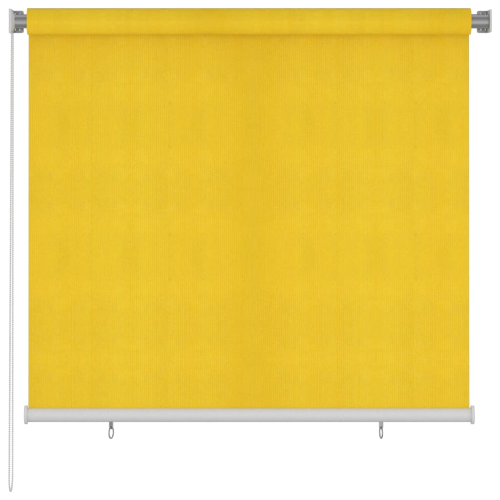 Rullaverho ulkotiloihin 160x140 cm keltainen HDPE - Sisustajankoti.fi
