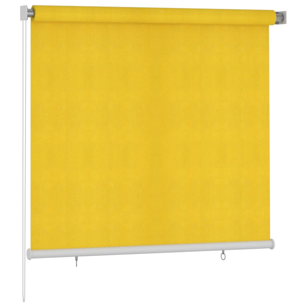 Rullaverho ulkotiloihin 160x140 cm keltainen HDPE - Sisustajankoti.fi