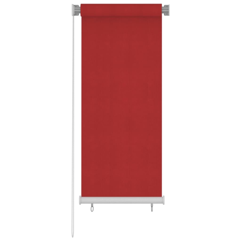 Rullaverho ulkotiloihin 60x140 cm punainen HDPE - Sisustajankoti.fi