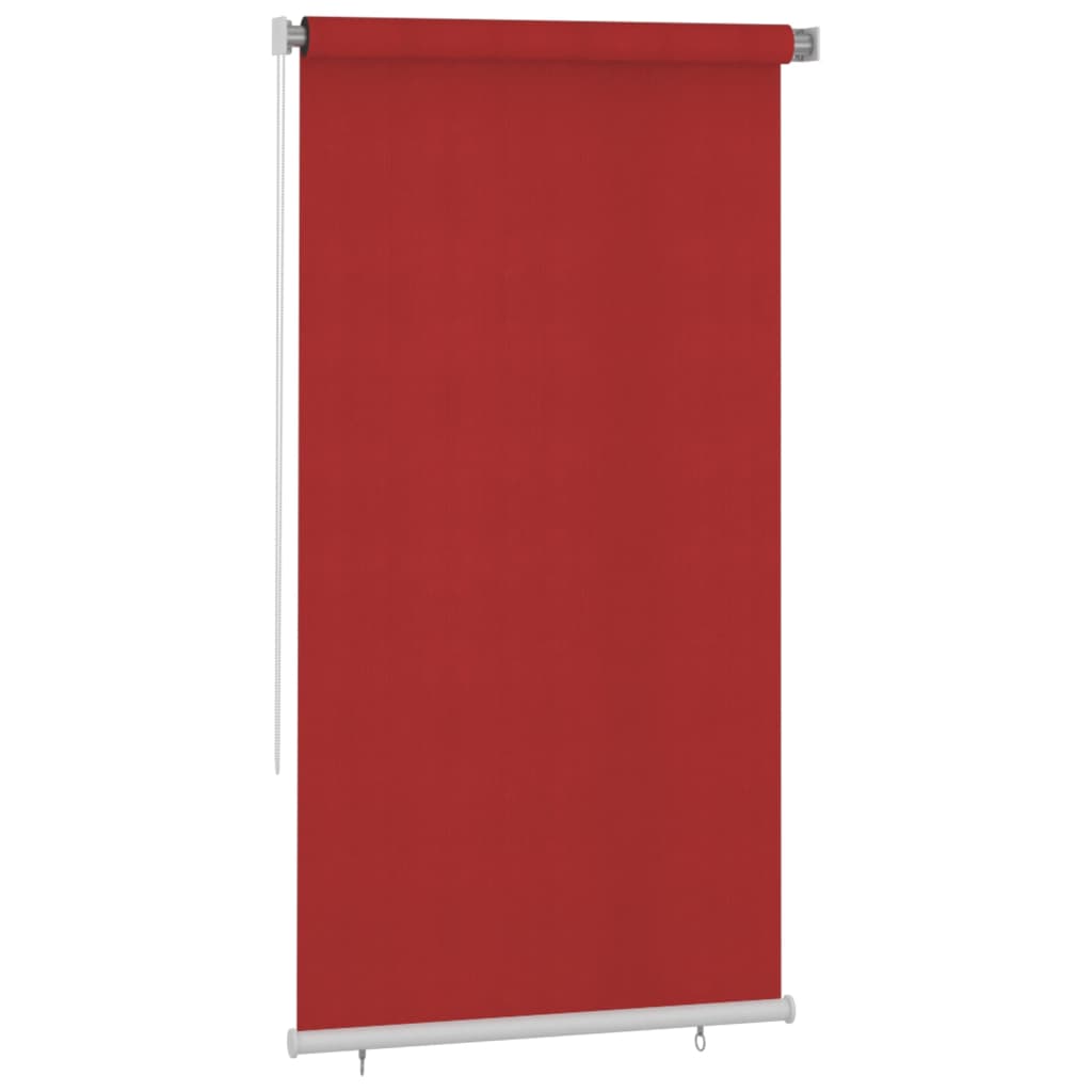 Rullaverho ulkotiloihin 120x230 cm punainen HDPE - Sisustajankoti.fi