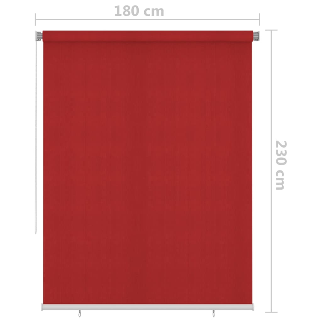 Rullaverho ulkotiloihin 180x230 cm punainen - Sisustajankoti.fi