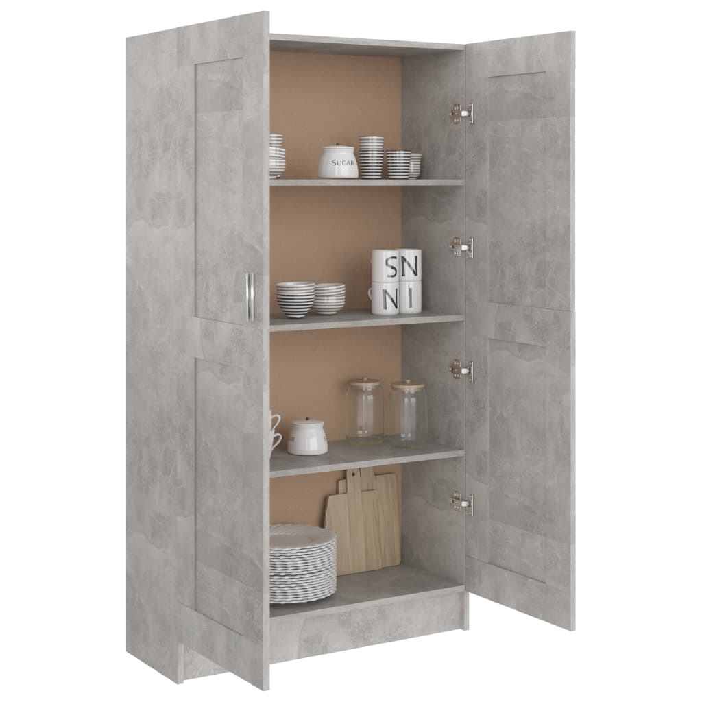 Kirjahylly betoninharmaa 82,5x30,5x150 cm - Sisustajankoti.fi