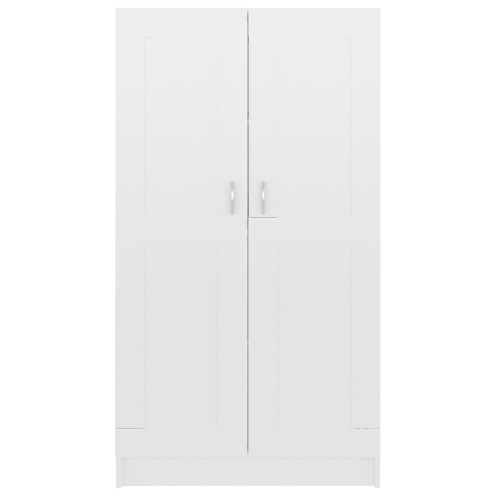 Kirjahylly korkeakiilto valkoinen 82,5x30,5x150 cm - Sisustajankoti.fi