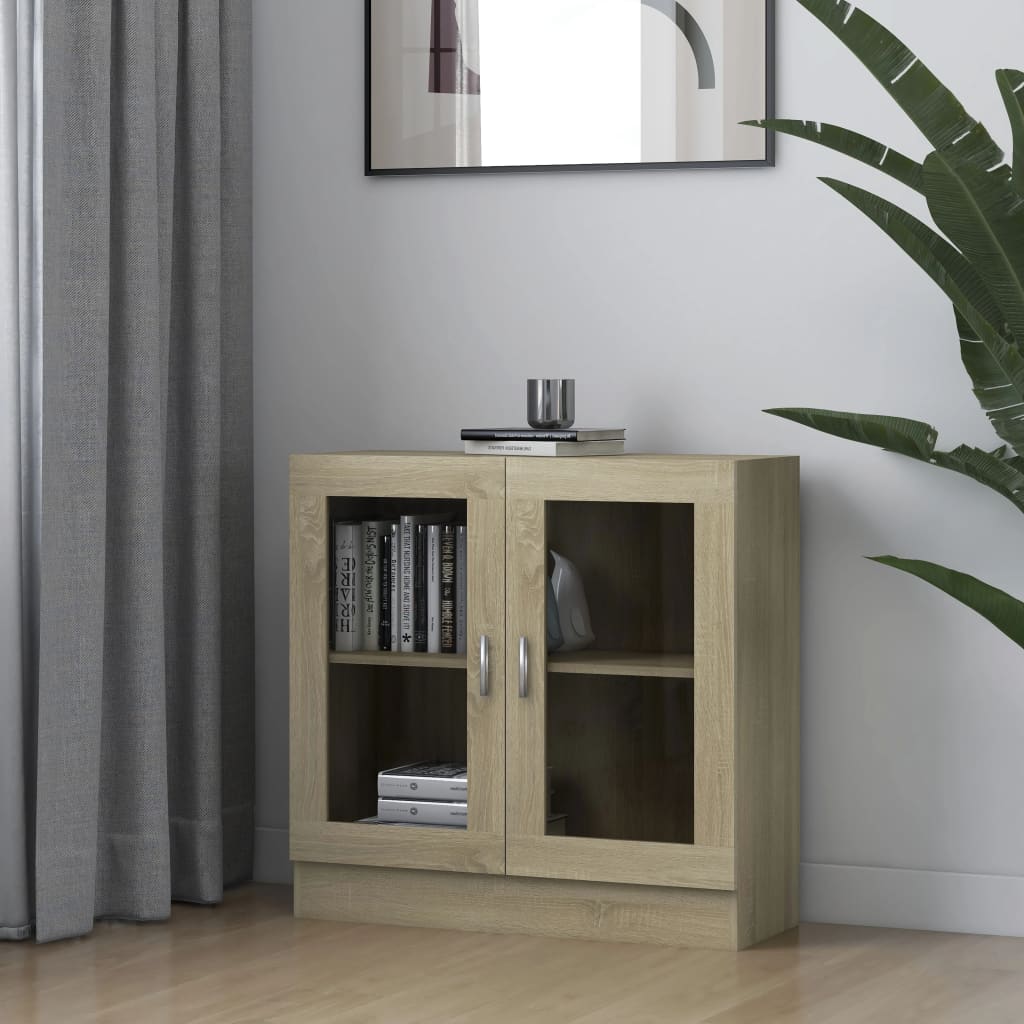 Vitriinikaappi tammi 82,5x30,5x80 cm - Sisustajankoti.fi