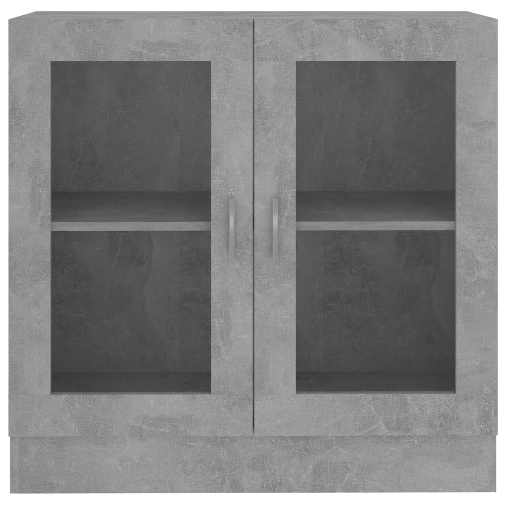 Vitriinikaappi betoninharmaa 82,5x30,5x80 cm - Sisustajankoti.fi