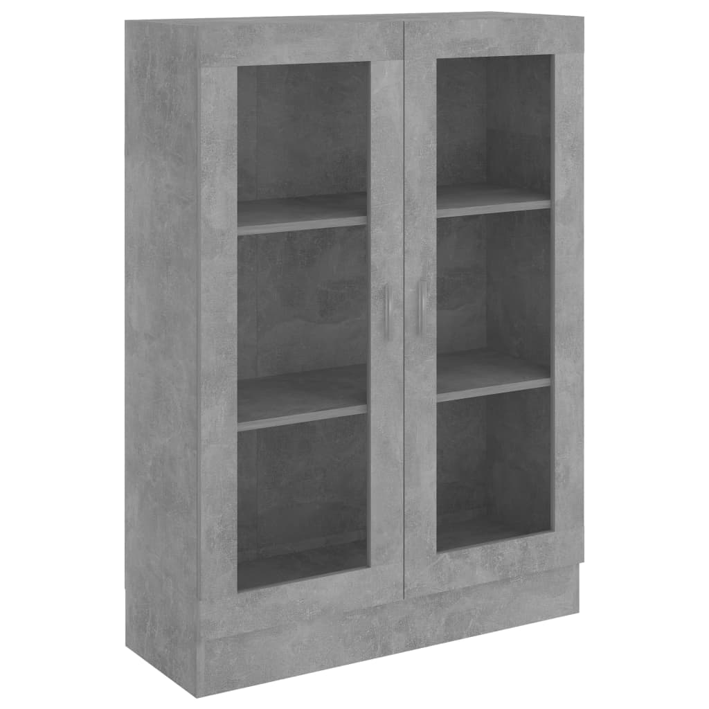 Vitriinikaappi betoninharmaa 82,5x30,5x115 cm - Sisustajankoti.fi