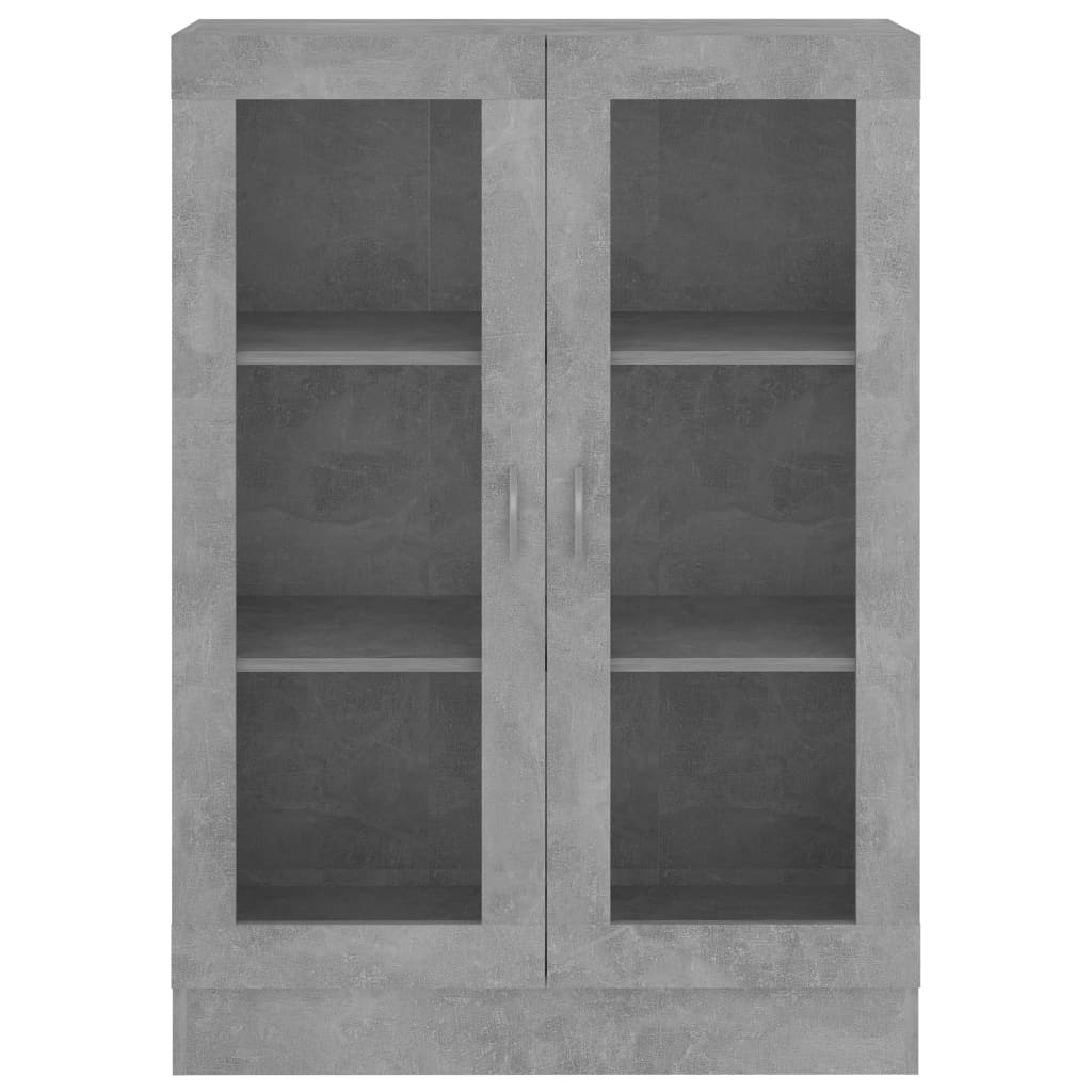 Vitriinikaappi betoninharmaa 82,5x30,5x115 cm - Sisustajankoti.fi