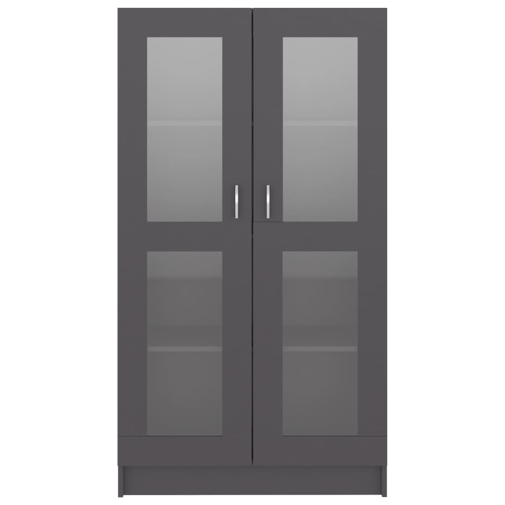 Vitriinikaappi harmaa 82,5x30,5x150 cm - Sisustajankoti.fi
