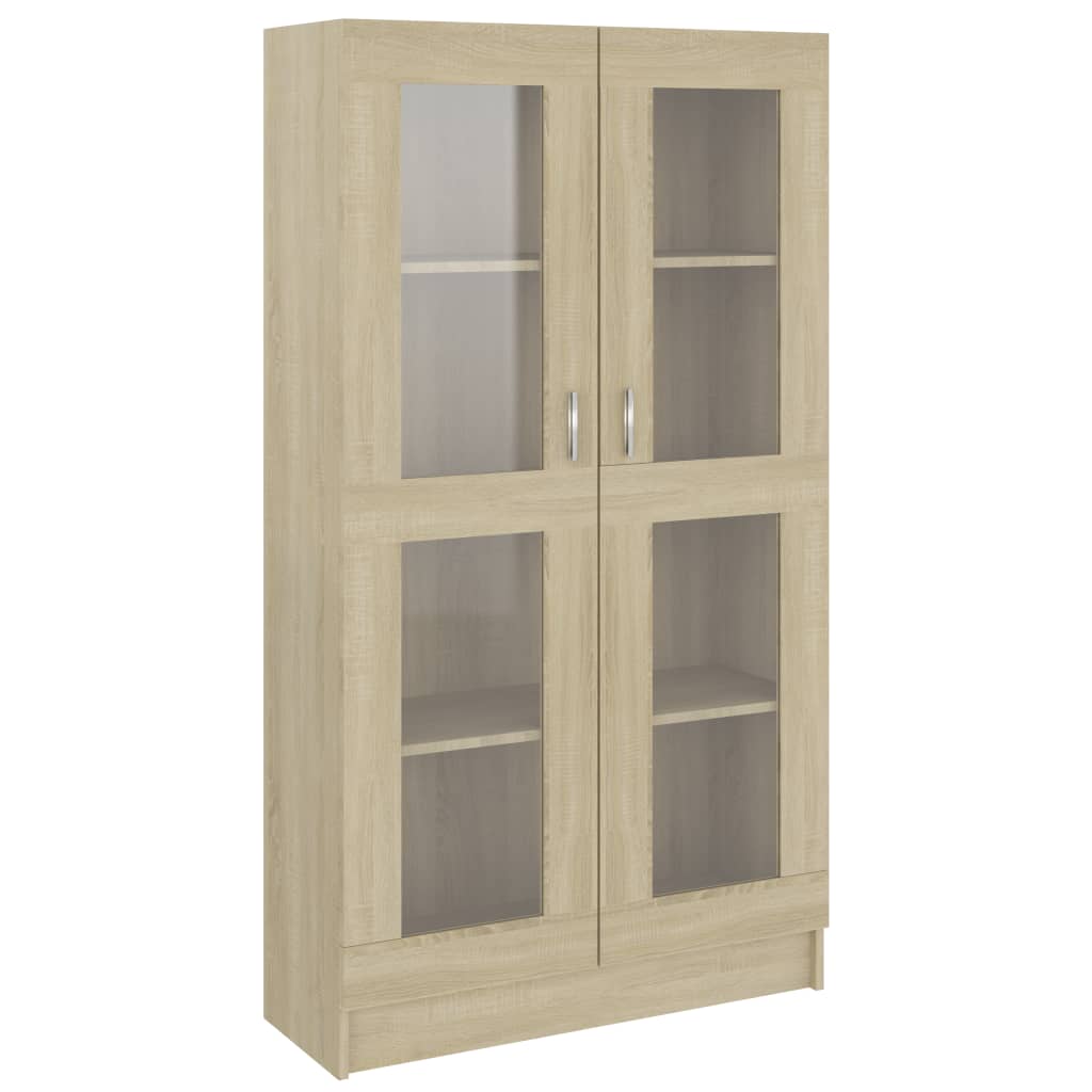 Vitriinikaappi Sonoma-tammi 82,5x30,5x150 cm - Sisustajankoti.fi