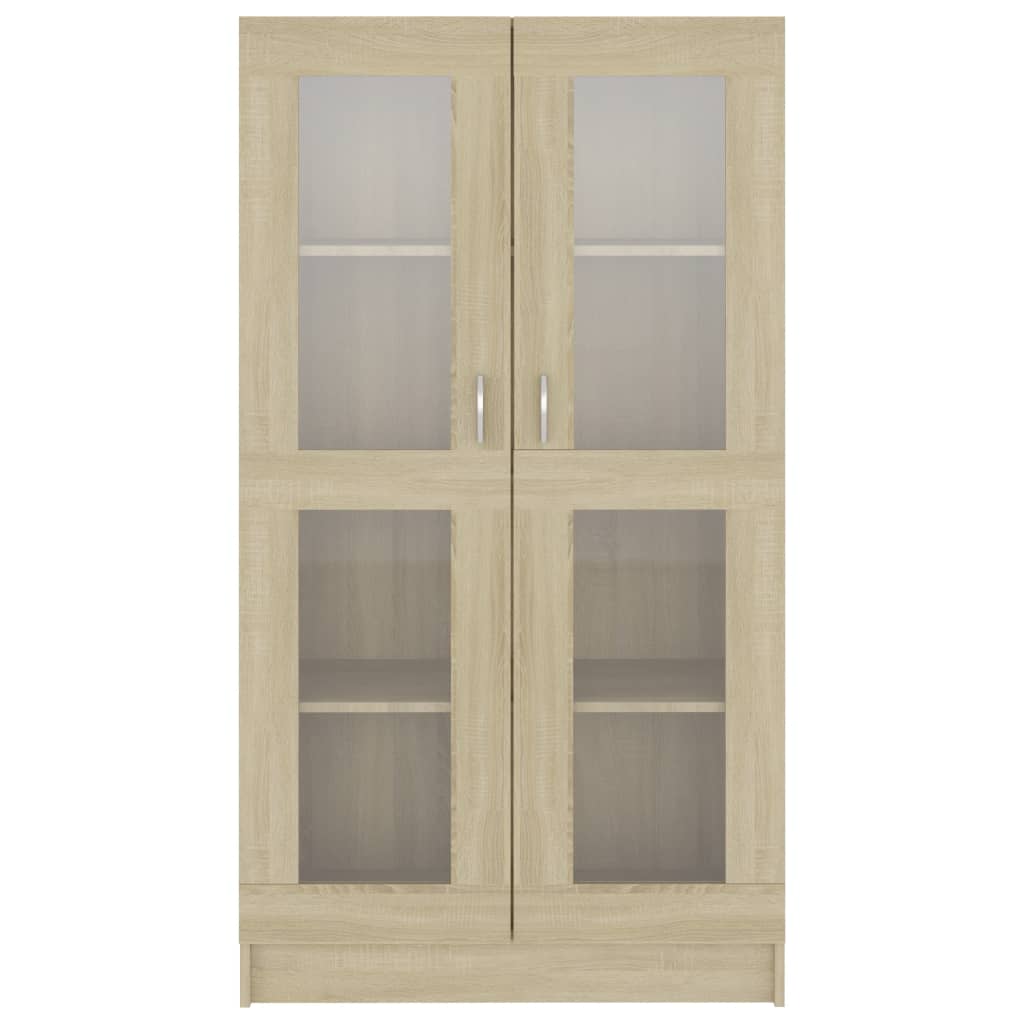 Vitriinikaappi Sonoma-tammi 82,5x30,5x150 cm - Sisustajankoti.fi