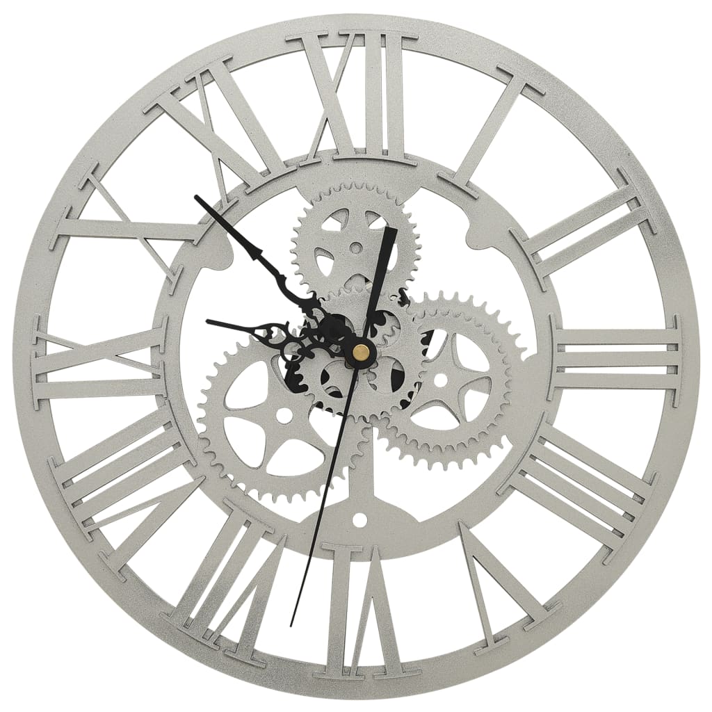 325169 Wall Clock Silver 30 cm Acrylic - Sisustajankoti.fi