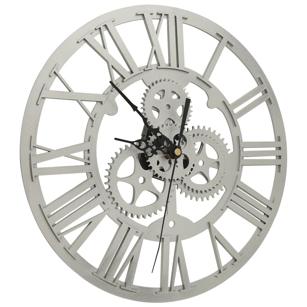 325169 Wall Clock Silver 30 cm Acrylic - Sisustajankoti.fi