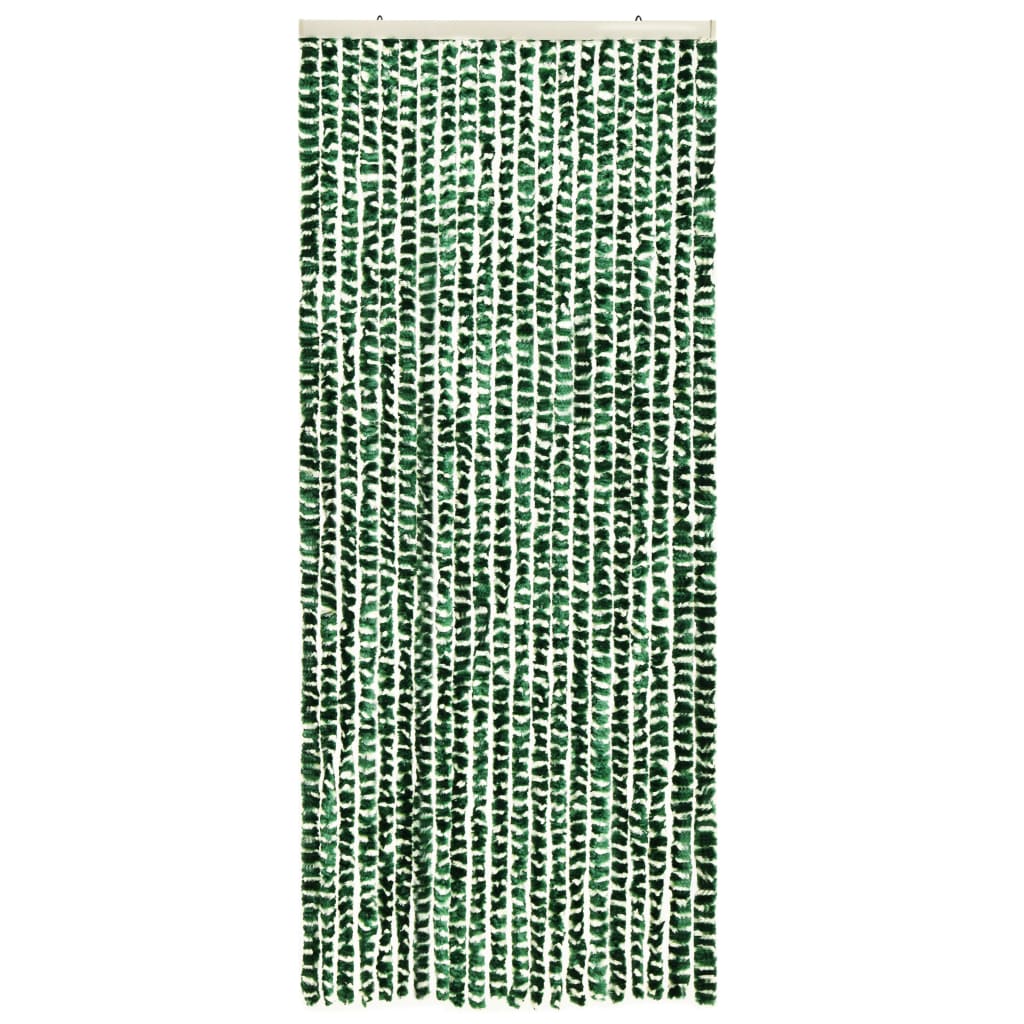 Hyönteisverho vihreä ja valkoinen 56x185 cm Chenille - Sisustajankoti.fi