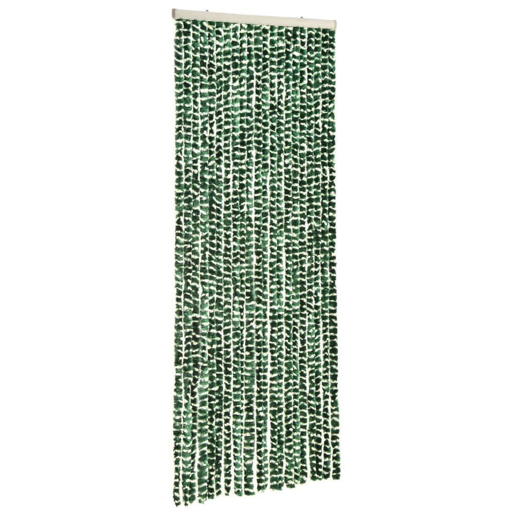 Hyönteisverho vihreä ja valkoinen 56x185 cm Chenille - Sisustajankoti.fi