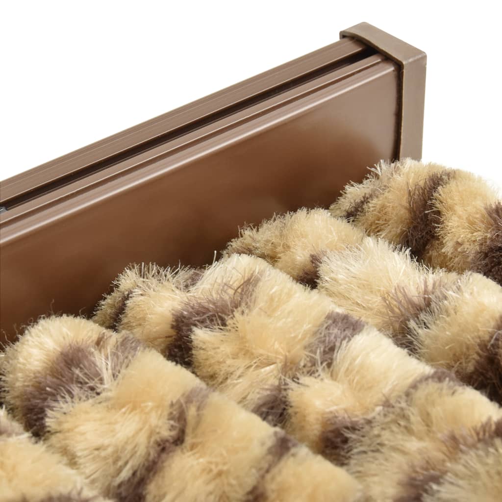 Hyönteisverho beige ja ruskea 100x220 cm Chenille - Sisustajankoti.fi