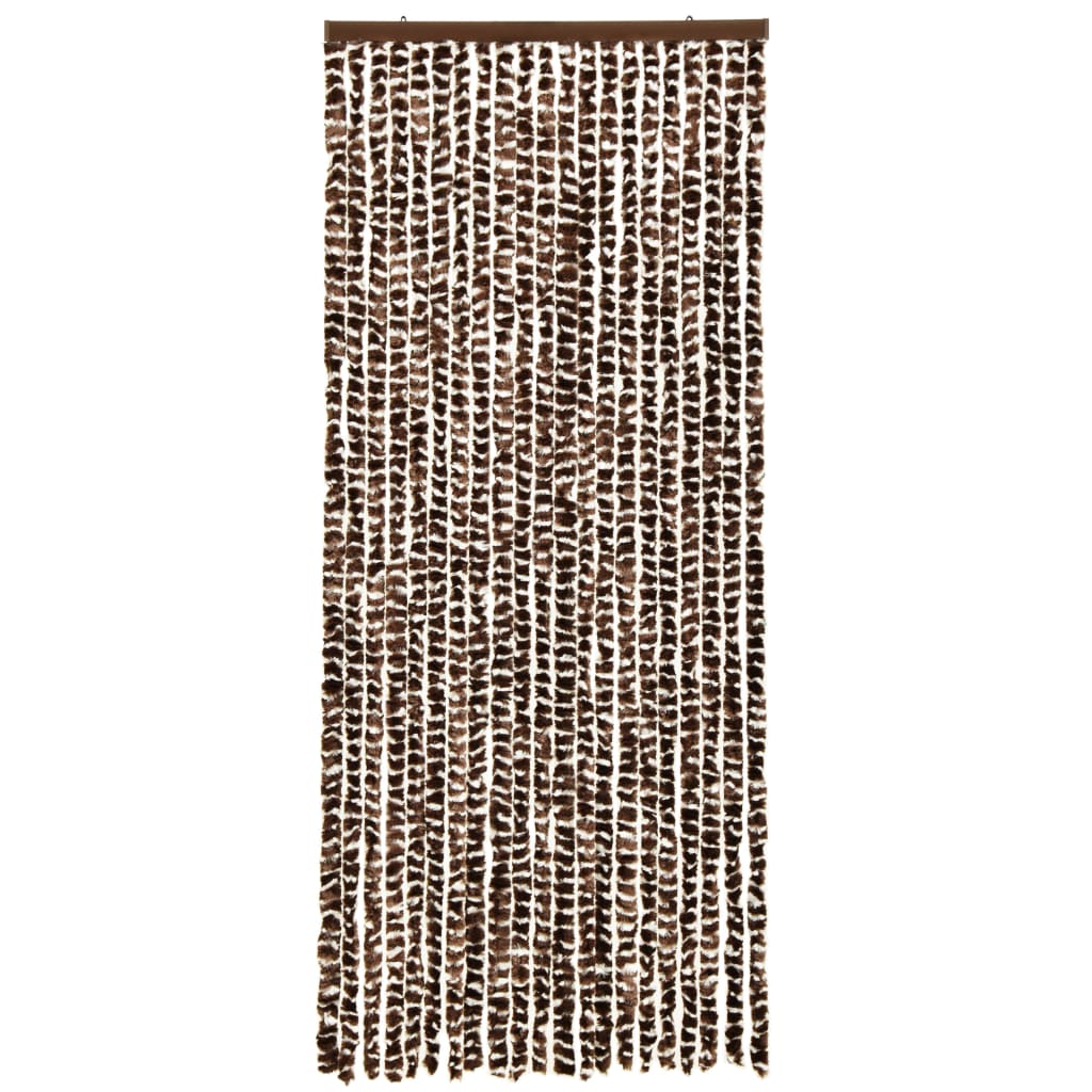 Hyönteisverho ruskea ja valkoinen 56x185 cm Chenille - Sisustajankoti.fi