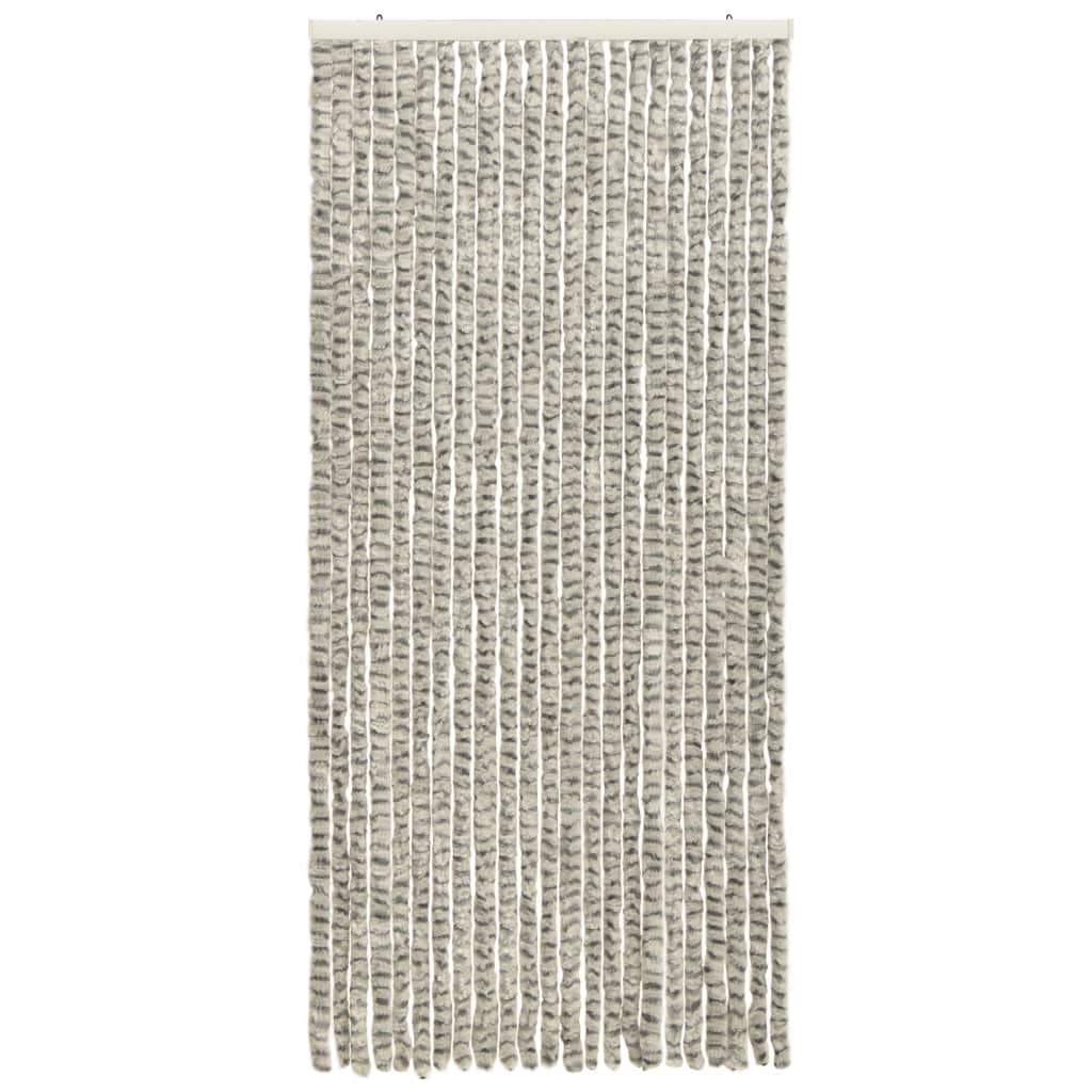Hyönteisverho vaalean- ja tummanharmaa 90x220 cm Chenille - Sisustajankoti.fi