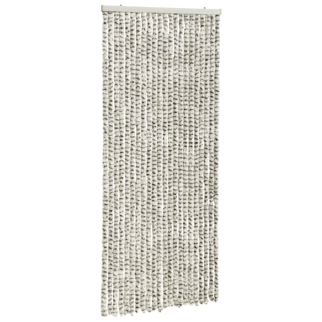 Hyönteisverho vaalean- ja tummanharmaa 90x220 cm Chenille - Sisustajankoti.fi