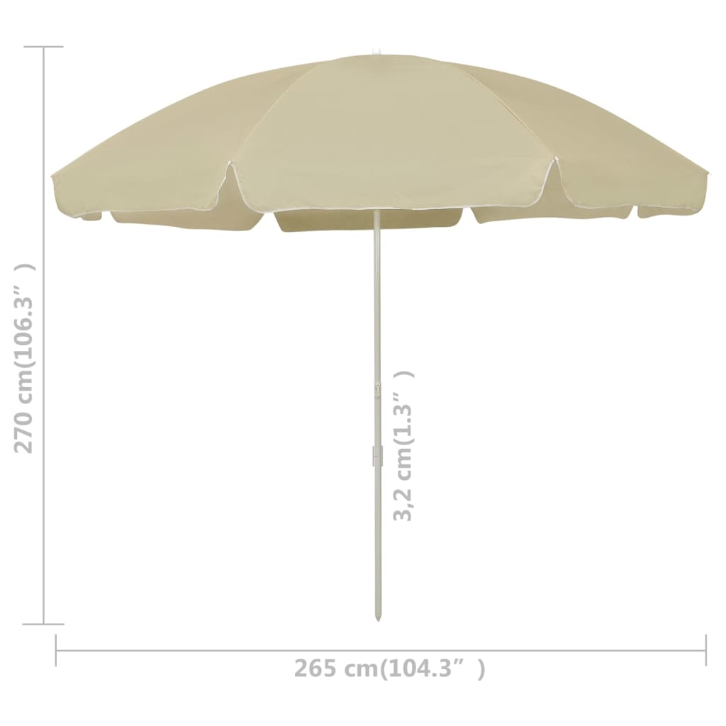 Rantavarjo hiekankeltainen 300 cm - Sisustajankoti.fi