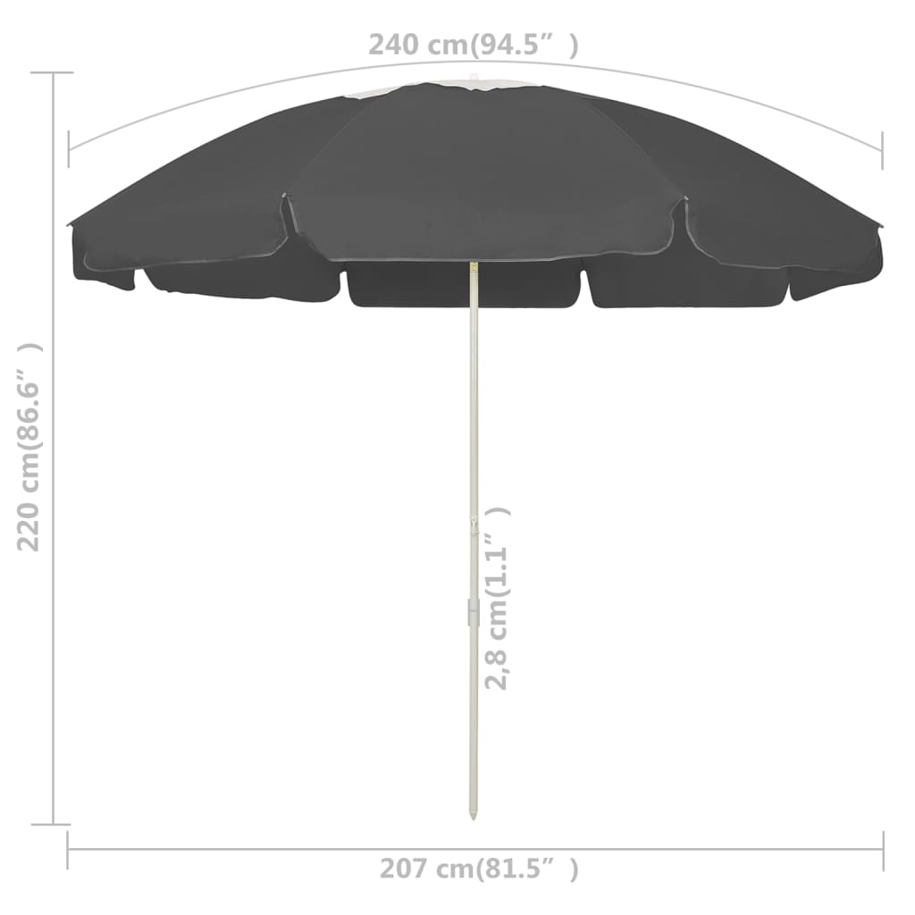 Rantavarjo antrasiitti 240 cm - Sisustajankoti.fi
