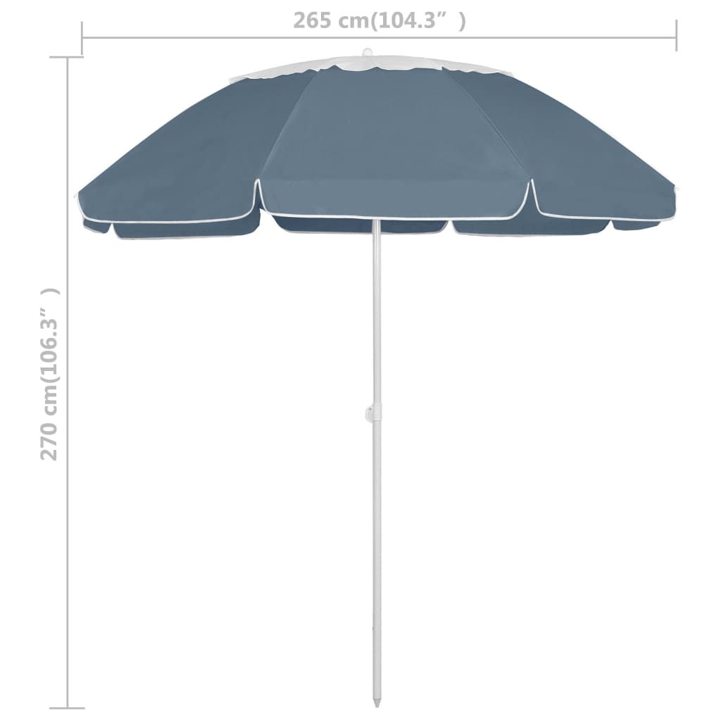 Rantavarjo sininen 300 cm - Sisustajankoti.fi