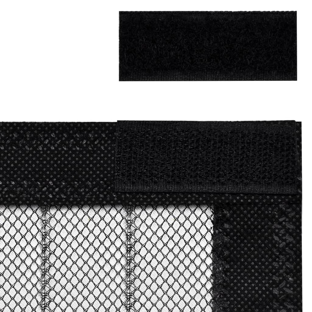 Hyönteisverhot oveen 2 kpl magneettikiinnitys musta 220x100 cm - Sisustajankoti.fi