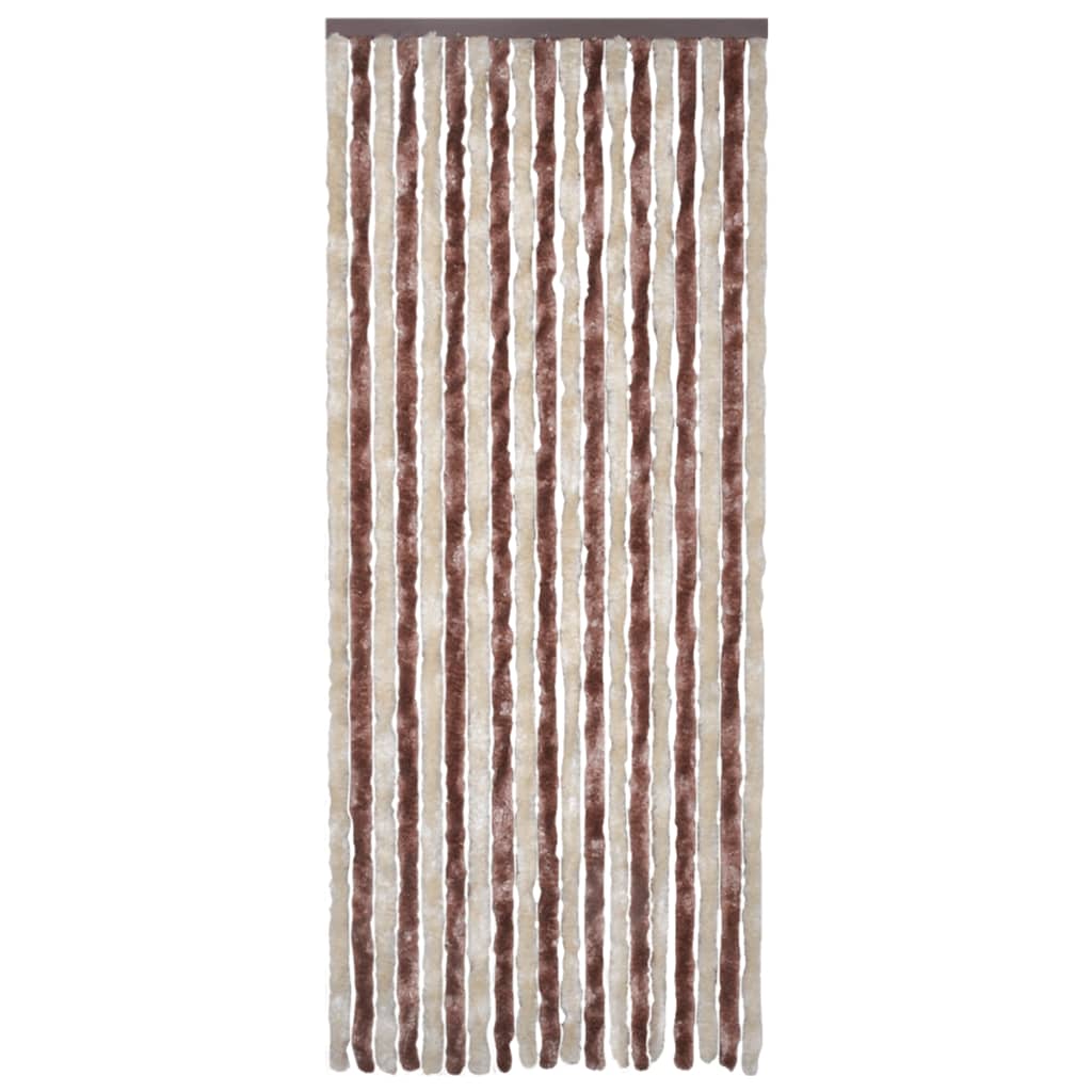 Hyönteisverho beige ja vaaleanruskea 56x200 cm Chenille - Sisustajankoti.fi