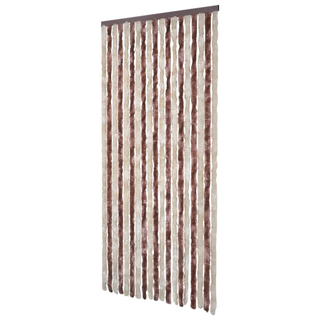 Hyönteisverho beige ja vaaleanruskea 56x200 cm Chenille - Sisustajankoti.fi