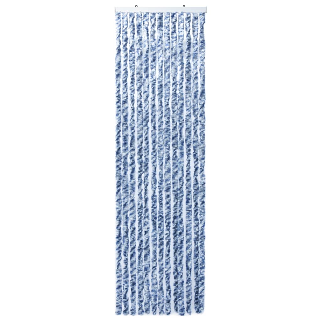 Hyönteisverho sinivalkoinen 56x200 cm Chenille - Sisustajankoti.fi